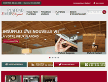 Tablet Screenshot of plafondetmur.com
